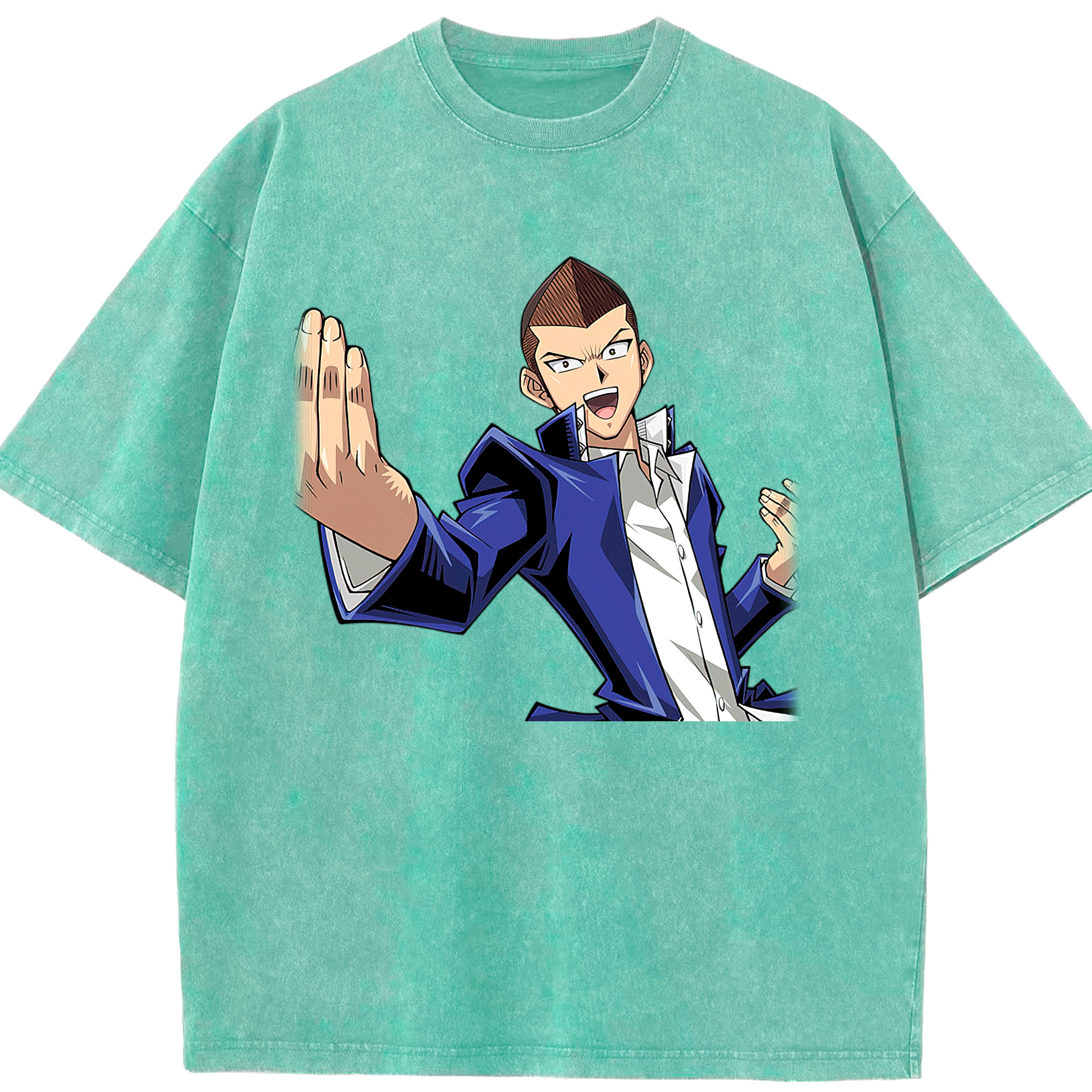 （画像用） 遊☆戯☆王 Yu-Gi-Oh! 綿100% ヴィンテージ風 半袖Tシャツ（フロントプリント）